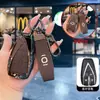 Adecuado para Changan Qiyuan A05/A06/A07 juego de llaves Q 05 125MAX control remoto carcasa metálica hebilla de cuero hombres