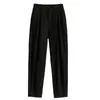 Calça Harem Elástica Plus Size para Mulheres, Calça Dad Solta e Emagrecedora, Calça Stretch de Cintura Alta que Esconde Gordura, Calça Cenoura para Mulheres Plus Size