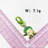 Llavero de One Piece con animación transfronteriza, Luffy, Nami, auriculares de metal, bolso, colgante pequeño, colgante de estudiante, dibujos animados