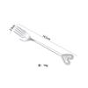 Presente de casamento Aço inoxidável Colher de amor Coração em forma de colher de café Creative Mixing Spoon Casal Tableware 1010 Colher de amor
