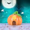 Micro-paisaje carnoso pequeños adornos nueva lámpara de calabaza linda fantasma vampiro llavero creativo adornos de Halloween