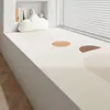 Linha de creme estilo ins almofada de bay window tapete de cabeceira tapete tapete de quarto tapete de sala de estar tapete de laço longo para quarto piso do quarto