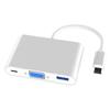 Estación de acoplamiento transfronteriza 3.1 tipo C USB-C a HDMI/VGA estación de acoplamiento cuatro en uno USB HUB HUB