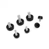 Tornillo m6m8 pie ajustable para muebles pie ajustable con tornillo almohadilla de pie de tornillo pie de ajuste de tornillo de nailon blanco pie nivelador