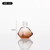 Fabricante Mini Botella de Perfume de Aromaterapia 8ml Colgante Transparente de Colores Botella de Vidrio para Perfume de Coche Botella Colgante Decorativa