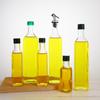 Botella de Aceite de Cocina Doméstica Botella de Aceite de Colza Botella Transparente a Prueba de Fugas para Aceite Comestible Vacía Cuadrada Redonda Botella de Aceite de Camelia Nuez