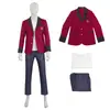 Traje Cosplay Versão Filme Live-Action Kakegurui, Kirishima Ryota, Kiriya Yuuuko Conjunto de Uniforme Escolar, Traje de Performance de Personagem C