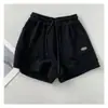 Shorts Deportivos Casuales Adelgazantes de Cintura Alta para Mujer 2026, Nuevos Pantalones de Pierna Ancha Sueltos con Cordón Estilo Coreano, Pantalones de Línea A, Venta al por Mayor de una Pieza