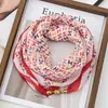 Bufanda estilo coreano de 65 cm para mujer, pañuelo pequeño cuadrado de gasa, bufanda de seda elegante, protector de cuello para aire acondicionado, bufanda para protección solar del cuello