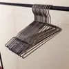 Percha Negra Antideslizante para Ropa Perchero Doméstico Simple para Adultos Perchero de Metal de Hierro Perchero de Secado Tienda de Ropa Percha para Ropa