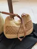 Bolsa de Playa para Vacaciones en la Costa Individual Exterior Bolso Tejido de Paja de Gran Capacidad para Mujer 2025 Nuevo Bolso Cruzado Casual Tejido