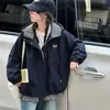 Chaqueta con capucha de estilo casual para niñas 2026 Nueva moda a cuadros con cremallera para niños mayores Top versátil