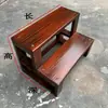 Reposapiés de Madera Maciza Escalones para Ventana de Bahía Reposapiés Doméstico Engrosado de Madera Maciza Marco de Escalón de 2 Niveles Reposapiés Escalón de Escalera