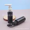 Frasco pump para loção 50ml pump de clipe transparente frasco de ombro plano frasco para álcool em gel 50ML frasco marrom para dispensar shampoo