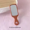 Peine mini lindo estilo Ins de colores dulces con espejo de maquillaje portátil, alto valor estético para el peinado de las niñas