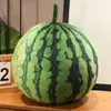 Almofada de Pelúcia Fruta Esférica Tridimensional Melancia Grande Brinquedo de Pelúcia Boneca de Verão Boneca de Pano Presente para Crianças