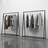 Estante de Exhibición Especial para Tiendas de Ropa, Perchero de Pie de Hierro Dorado, Perchero para Ropa Infantil, Barra para Colgar Ropa de Mujer, Perchero para Vestidos de Novia