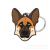 Animal Perro Gato Llavero de PVC Anillo de Llavero Cadena de Llaves Colgante Anillo de Llavero Llave de Coche