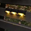 Aplique de pared solar para exteriores, 1 LED, lámpara de pared, luz para valla, impermeable, para paisaje, patio, luz solar para escalera