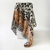 Cachecol de Verão Retrô Leopardo Cachecol Quadrado Alto Senso Moda Europeia e Americana Bolsa Lenço de Cabeça Cachecol Combinação de Roupas Cachecol Atacado