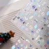 Pegatina de Arte para Uñas Graffiti Estilo Ins Cachorro Nuevo en Relieve DIY Dibujos Animados Lindos Lazo Decoración de Uñas Ins