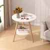 Mesa de Centro Pequeña para Mirador, Mesa de Té Pequeña para Balcón, Mesa Pequeña de Tatami para Piso de Dormitorio, Escritorio, Mesa Baja, Mesa Auxiliar Simple, Mesa Kang