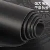 Tapete de Yoga Brilhante PU Personalizado com Borracha Antiderrapante 185*68*0,45cm Alta Resiliência Tapete Profissional de Fitness Transfronteiriço