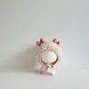 Touca de Bebê Outono Inverno Menina Chapéu de Tricô Estiloso Bebê Estilo Princesa Chapéu de Lã Chapéu de Inverno para Exterior Proteção de Orelha