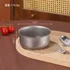 Tazón vintage de acero inoxidable 304, tazón de arroz doméstico estilo coreano, tazón para cocer huevos con acabado envejecido color dorado, tazón para ensaladas, tazón para sopa, tazón para kimchi