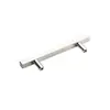 Manija de tubo cuadrado pata redonda para puerta de armario de acero inoxidable manija de puerta de tubo cuadrado pata redonda manija de mueble de acero inoxidable