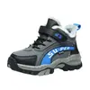 Zapatos infantiles transfronterizos para niños, zapatos de senderismo, nuevos de invierno, con algodón adicional, más gruesos, cálidos, resistentes al desgaste, estilo para niñas, zapatos deportivos para exteriores