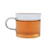 Taza de té de vidrio resistente al calor y a altas temperaturas con asa, artículos para el hogar engrosados, taza de té, regalos creativos comerciales, logotipo impreso