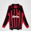 Serie de Jerseys Clásicos Retro de Manga Larga, Jersey Retro de Uniforme de Fútbol de Manga Larga, Jersey Retro Clásico de Manga Larga de Local y Visitante