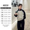 Jaqueta Yojia para Meninas Primavera e Outono 2025 Novo Estilo Coreano Top Solto para Meninas Mais Velhas Roupa Infantil de Outono com Recortes