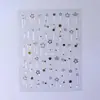 Adesivos para Unhas Linha Starburst em Estoque Adesivo Plano Versátil Corrente Estrela Adesivos de Unha DIY Estilo Dh