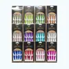Nuevo clavo largo en T 12 piezas de uña postiza con gel de gelatina moda simple parche para uñas largo
