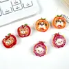 Lindo Parche de Frutas y Animales de Hielo Transparente Patchwork Uva Durazno Accesorios de Pegatinas de Resina para Charms de Zapatos Crocs DIY