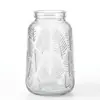 Jarrón de vidrio de estilo europeo simple con patrón transfronterizo para sala de estar del hogar, arreglo floral hidropónico, jarrón de alta gama, en stock, venta al por mayor