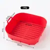 Popular Forno Silicone Air Fryer Forma de Pizza Assadeira Bandeja com Alça Forma de Bolo Tapete