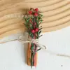 Flores secas, flores preservadas, flores reais, pequenos buquês, canela, canela defumada, acessórios para caixa de presente de decoração de aromaterapia DIY, adereços, transfronteiriço