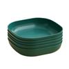 Plato Hondo para Escupir Huesos Hogar Creativo Plato para Huesos Plato de Plástico para Fruta de Melón Plato para Basura de Mesa Plato Plato Pequeño