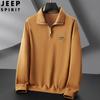 JEEP SPIRIT suéter de punto con media cremallera para hombre, nuevo de primavera, estilo coreano, casual, versátil, jersey, prenda base