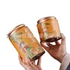 Fábrica de Latas Xianghui de Dongguan Venta al por mayor Procesamiento personalizado de Latas para Té Negro de Tuna Latas Metálicas de Hojalata