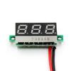 Cabeçote de medidor de tensão DC digital ultrapequeno de 0,28 polegadas com display digital ajustável de dois fios DC2.5-40V proteção de conexão reversa