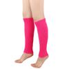 Calcetines de lana cálidos transfronterizos para hombre y mujer, calentadores de piernas de punto para otoño e invierno, botas de rayas de colores, calcetines apilados