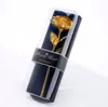 Flor de rosa de lámina de oro de 24 quilates ramo de plástico flor inmortal Día de San Valentín regalo de cumpleaños regalo de Navidad al por mayor