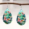 Aretes de Acrílico Gota de Agua Producto Nuevo Día de San Valentín Submarino Acrílico Regalo Transfronterizo Mariposa Aretes para Mujer y Navidad
