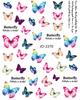 Adesivos de Arte de Unha Borboleta Primavera 2024 Novos Atacado Adesivos de Unha Borboleta Pequena Colorida Decoração Meia Borboleta