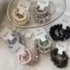 Anillo de Intestino de Perla Plisado de Satén Estilo Coreano Goma para el Cabello Coleta Girly Goma para el Cabello Elegante de Alta Clase Moño Recogido Goma para el Cabello