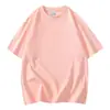 Camiseta Klein Azul 300g Algodón Puro Pesado Manga Corta Verano Unisex Marca de Moda Oversize Estilo Americano